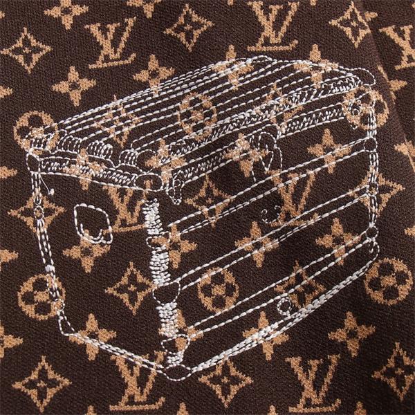 LOUIS VUITTON ルイヴィトン コピー 長袖ニットセーター 話題沸騰 モノグラム総柄 スケッチグラフィック
