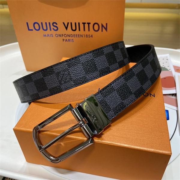 品質感際立つ LOUIS VUITTON ルイヴィトン コピー レザーベルト 端正なバックル仕立て 大人の装い