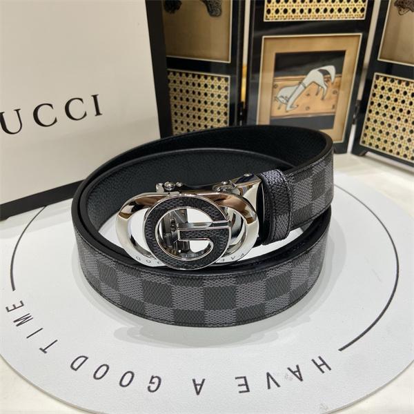 質感重視 GUCCI グッチ コピー GGモチーフベルト メタルバックル 丁寧な縁取り 都会派スタイル