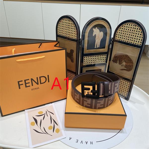 人気上昇 FENDI フェンディ コピー メンズ ウエストベルト A1・A2バックル展開 アイコニックFF柄 着こなし映え