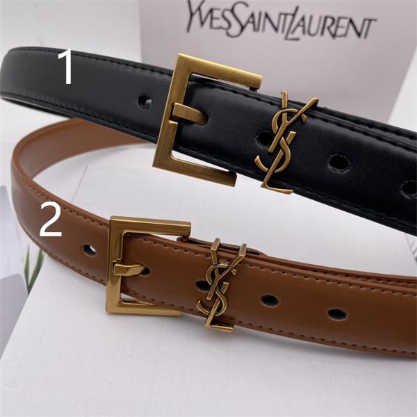 人気上昇 SAINT LAURENT サンローラン コピー ロゴベルト 2色展開 スリムフォルム 着回し力抜群