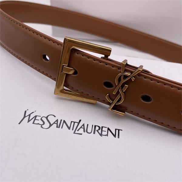 人気上昇 SAINT LAURENT サンローラン コピー ロゴベルト 2色展開 スリムフォルム 着回し力抜群