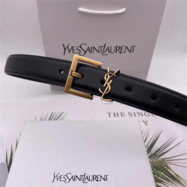 人気上昇 SAINT LAURENT サンローラン コピー ロゴベルト 2色展開 スリムフォルム 着回し力抜群