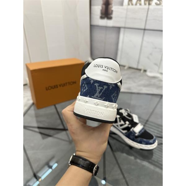 異素材パネル LOUIS VUITTON ルイヴィトン コピー ローカットスニーカー ボリュームソール 都会派ストリートモデル 注目度急伸