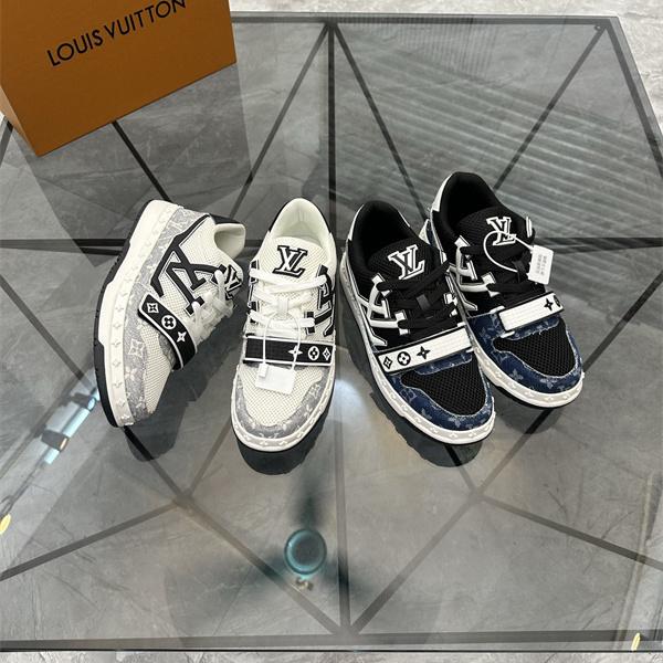 異素材パネル LOUIS VUITTON ルイヴィトン コピー ローカットスニーカー ボリュームソール 都会派ストリートモデル 注目度急伸