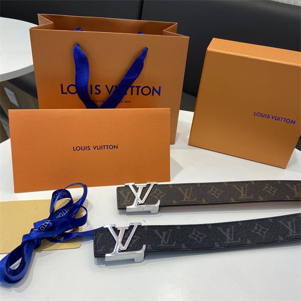 存在感際立つ LOUIS VUITTON ルイヴィトン コピー モノグラムベルト メタルLVバックル ワイドフォルム 大人カジュアル