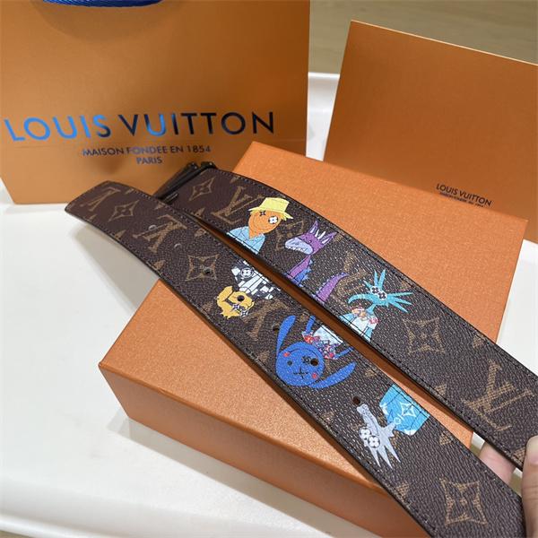 デザイン注目 LOUIS VUITTON ルイヴィトン コピー ウエストベルト アイコニックモノグラム ポップモチーフ 個性派スタイル