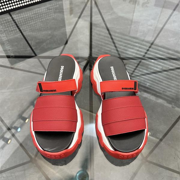 ボリュームソール ホールド感良好 DSQUARED2 ディースクエアード コピー スポーツサンダル アクティブな足元 人気上昇