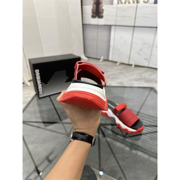 ボリュームソール ホールド感良好 DSQUARED2 ディースクエアード コピー スポーツサンダル アクティブな足元 人気上昇
