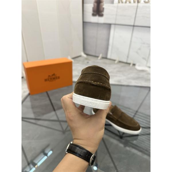 スマートフォルム コントラストソール HERMÈS エルメス コピー モカシンシューズ 足元を品よくまとめる一足 海外人気
