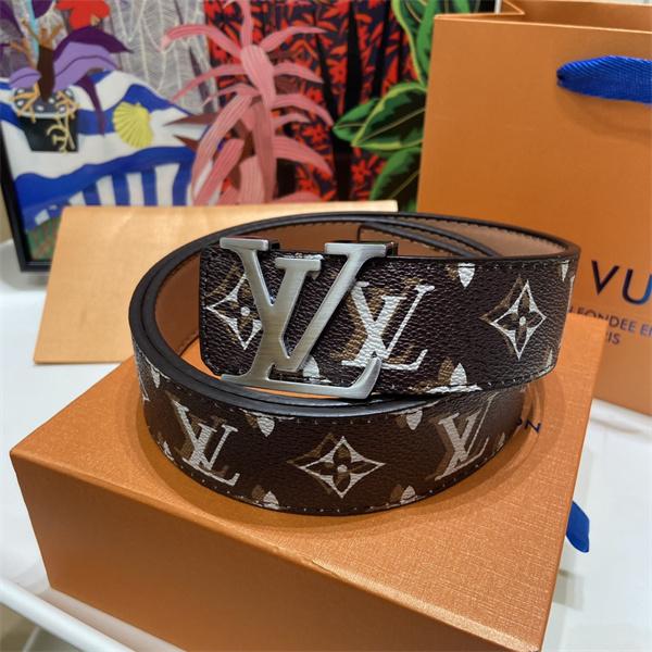売れ行き好調 LOUIS VUITTON ルイヴィトン コピー メンズ ロゴベルト メタルLVバックル アート感ある主役級デザイン