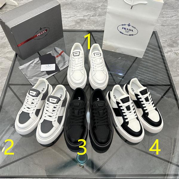 厚底ラバーソール ミニマルフォルム PRADA プラダ コピー ローカットスニーカー 4タイプ展開 デイリー対応 今季注目