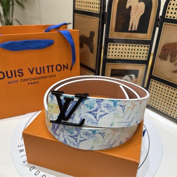 モノグラム アート調グラフィック レザー調トリム LOUIS VUITTON ルイヴィトン コピー ベルト  人気上昇中