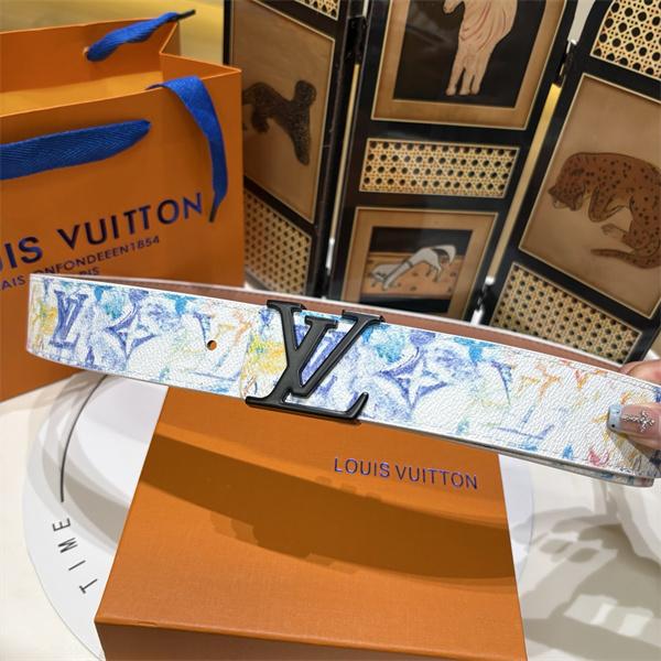 モノグラム アート調グラフィック レザー調トリム LOUIS VUITTON ルイヴィトン コピー ベルト  人気上昇中
