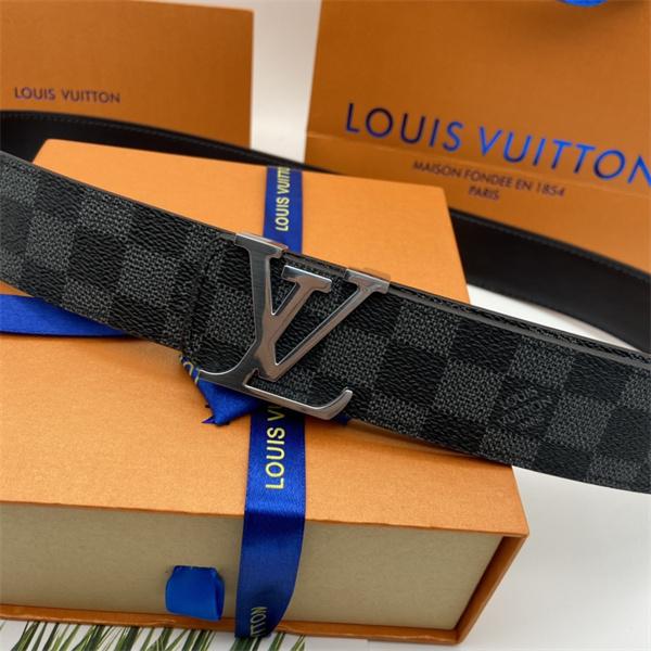 売れ筋候補 LOUIS VUITTON ルイヴィトン コピー メンズ ロゴベルト ダミエパターン 存在感あるバックル 着回し力