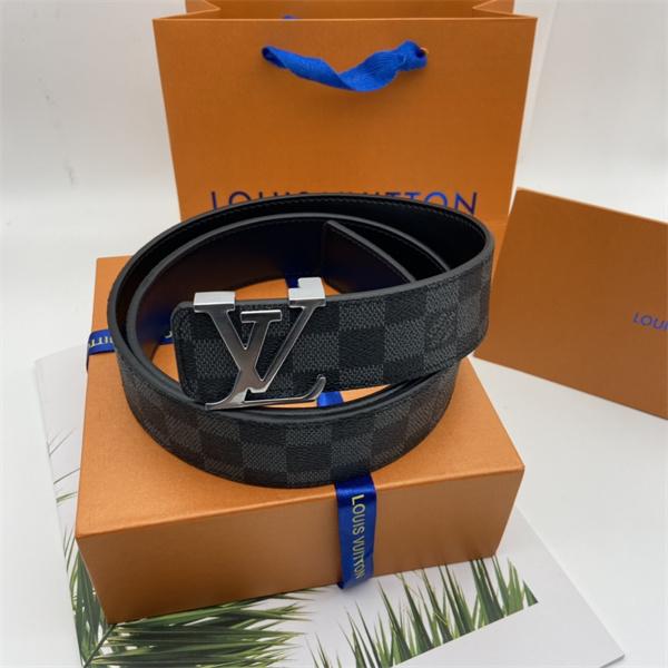 売れ筋候補 LOUIS VUITTON ルイヴィトン コピー メンズ ロゴベルト ダミエパターン 存在感あるバックル 着回し力