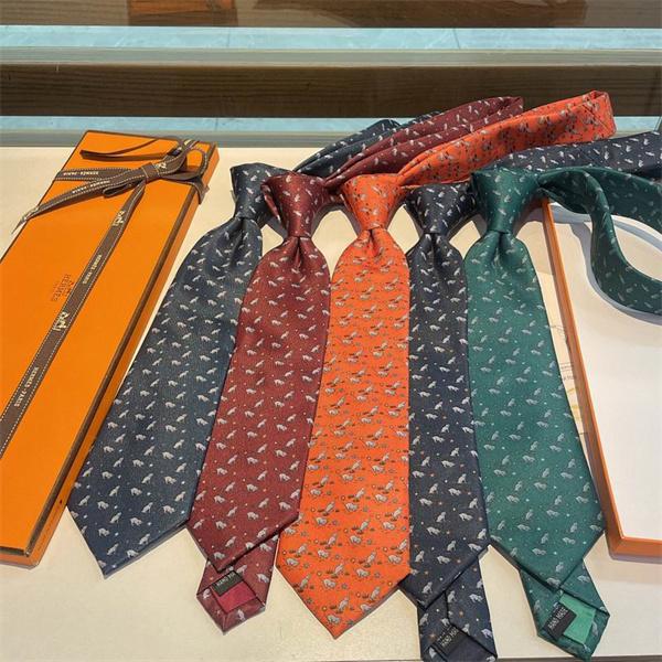 エルメス ネクタイ コピー2026最新 ドット柄シルクタイ カジュアル Hermès 新作