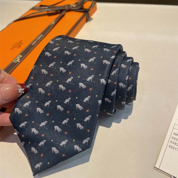 エルメス ネクタイ コピー2026最新 ドット柄シルクタイ カジュアル Hermès 新作