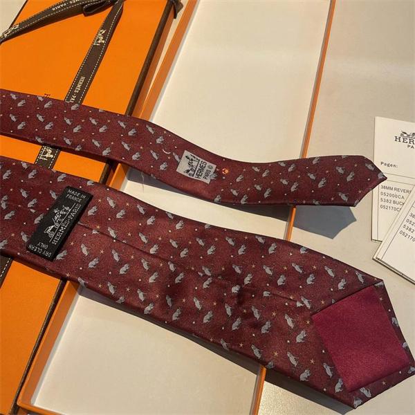 エルメス ネクタイ コピー2026最新 ドット柄シルクタイ カジュアル Hermès 新作