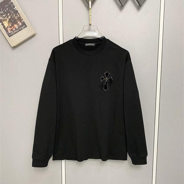 コラボ注目 CHROME HEARTS × THE ROLLING STONES クロムハーツ × ザ・ローリング・ストーンズ コピー 長袖カットソー ROLLING STONES リップ＆タン ロックテイスト