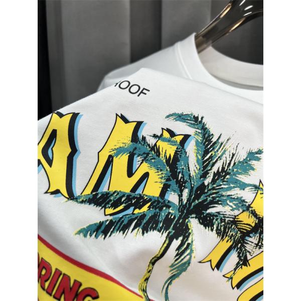デザイン注目 AMIRI アミリ コピー グラフィックTシャツ トロピカルモチーフ アメリカンレトロ 主役トップス