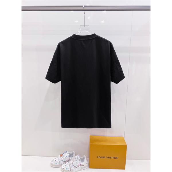 クラッシュディテール CHROME HEARTS クロムハーツ コピー クルーネックカットソー 袖アート 個性派ストリート