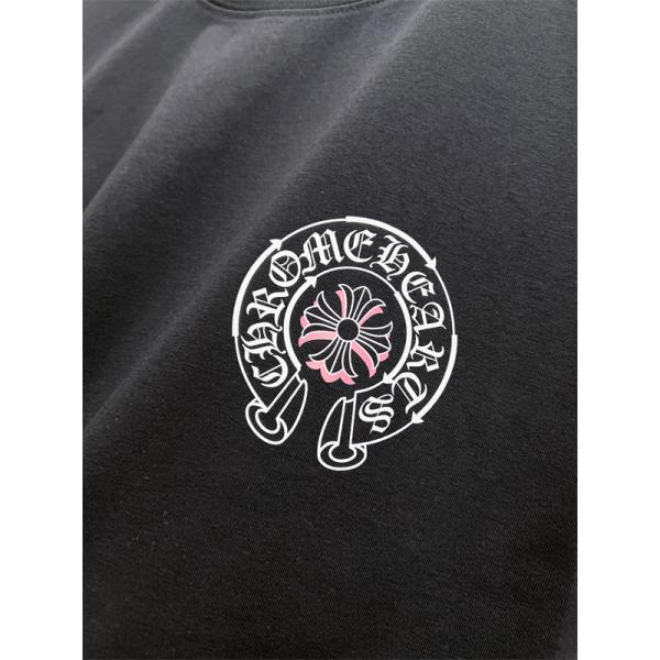CHROME HEARTS クロムハーツ コピー メンズ カットソー ホースシューロゴ 配色クロス 2色バリエーション