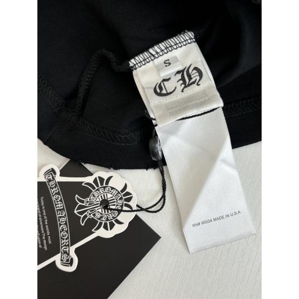 クロス連続柄 CHROME HEARTS クロムハーツ コピー クルーネックカットソー 配色グラフィック ストリート仕様