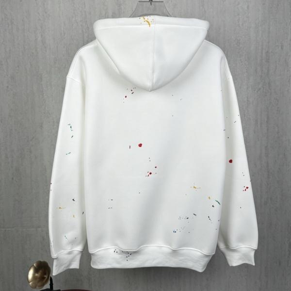 Supreme × MM6 Maison Margiela コピー 2026注目コラボ ペイントスプラッシュ BOXロゴ ジップアップパーカー オーバーサイズ