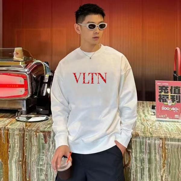 VALENTINO コピー 2026秋冬 VLTNグラフィック クルーネックスウェット 400gヘビーウェイト ゆったり男女兼用