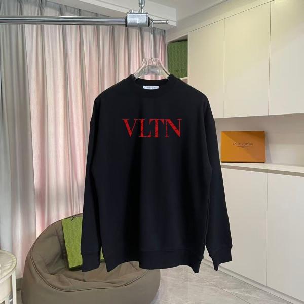 VALENTINO コピー 2026秋冬 VLTNグラフィック クルーネックスウェット 400gヘビーウェイト ゆったり男女兼用