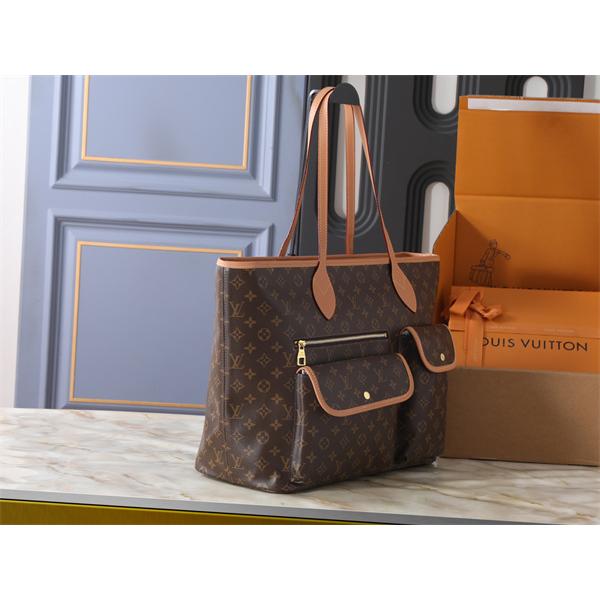 LOUIS VUITTON ルイヴィトン コピー レディース ワイドトート 外ポケットデザイン クラシックモノグラム デイリー実用