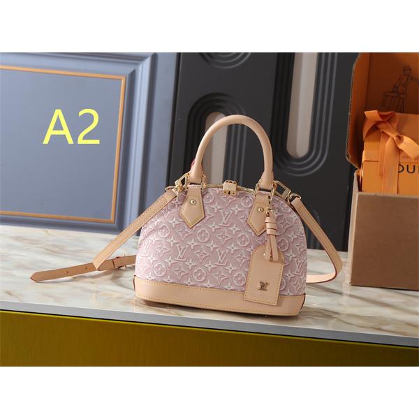 織り柄を楽しむ LOUIS VUITTON ルイヴィトン コピー ハンドバッグ ラウンドフォルム レザーボトム ダブルジップ
