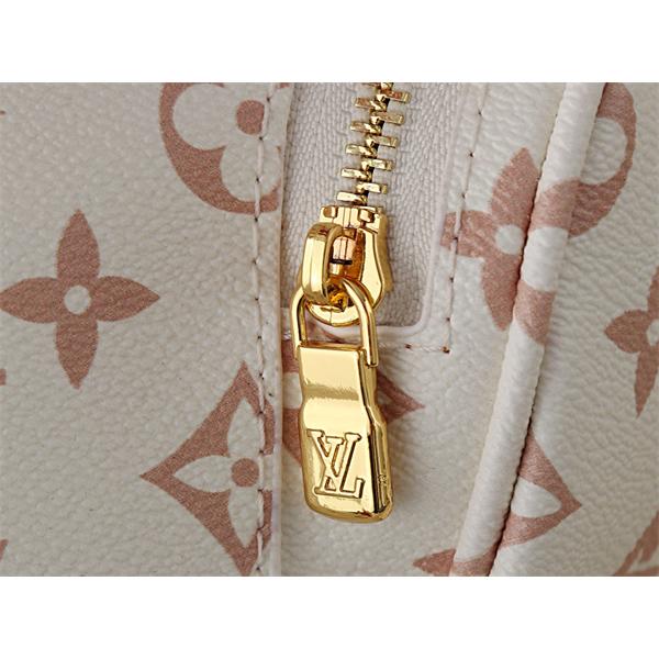 装飾フラップが映える LOUIS VUITTON ルイヴィトン コピー リュックサック フロントポケット ドローストリング仕様
