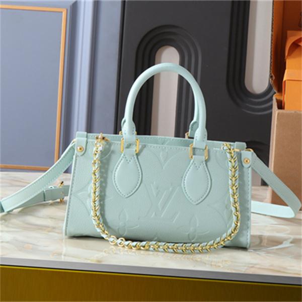 チェーンディテール際立つ LOUIS VUITTON ルイヴィトン コピー レディース ハンドバッグ レザー編み込み ゴールドアクセント