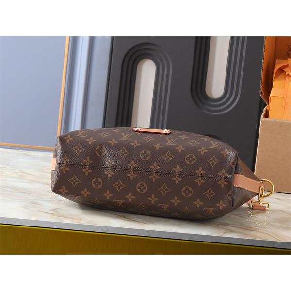 肩掛けしやすい LOUIS VUITTON ルイヴィトン コピー ワンショルダーバッグ 大容量ファスナー仕様 レザーストラップ