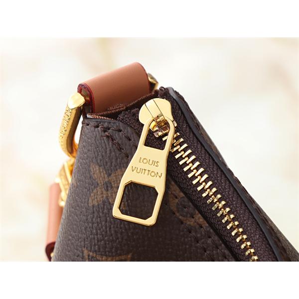 肩掛けしやすい LOUIS VUITTON ルイヴィトン コピー ワンショルダーバッグ 大容量ファスナー仕様 レザーストラップ
