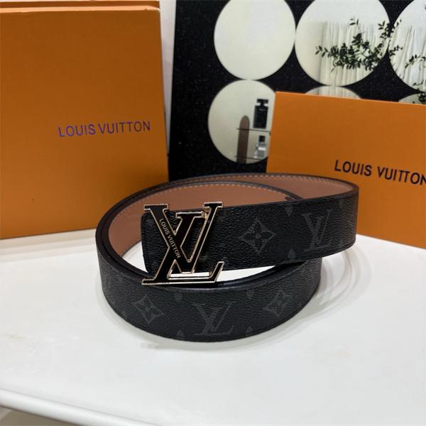 重厚バックル LOUIS VUITTON ルイヴィトン コピー モノグラムベルト ブラックトーン クラシック仕様
