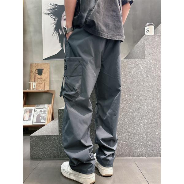 2026新作★Y-３ ワイ・スリーカーゴパンツコピーさらさら ハリ感 サイドポケット おしゃれ カジュアルパンツ