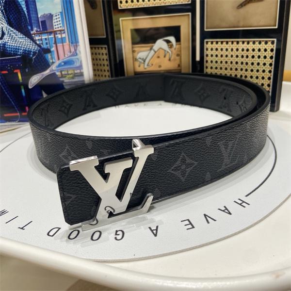 金具デザイン際立つ LOUIS VUITTON ルイヴィトン コピー ワイドベルト シャドーモノグラム 都会派アクセント