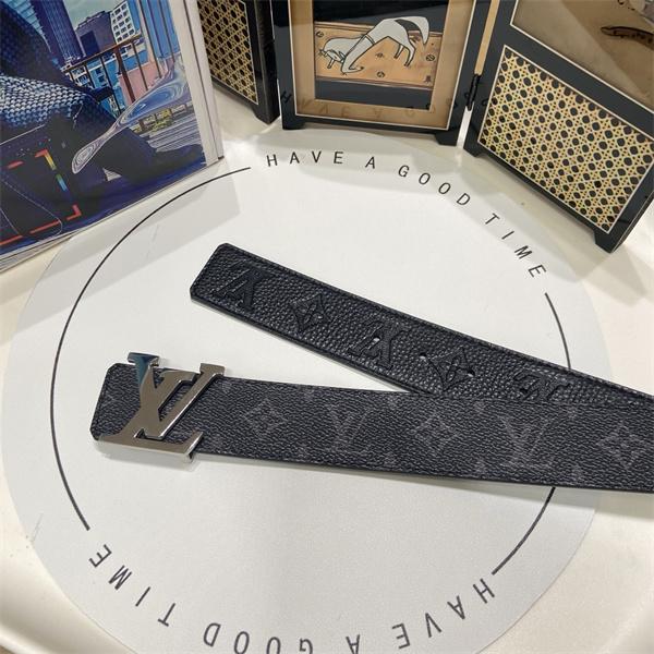 金具デザイン際立つ LOUIS VUITTON ルイヴィトン コピー ワイドベルト シャドーモノグラム 都会派アクセント