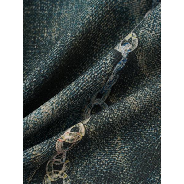 装飾デニムが主役 Acne Studios アクネ ストゥディオズ コピー ワイドハーフパンツ ハートモチーフ フェード加工