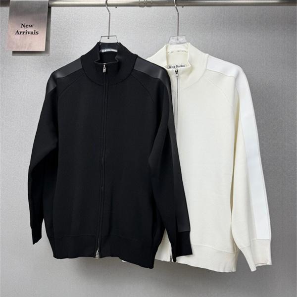 異素材ラインが映える Acne Studios アクネ ストゥディオズ コピー トラックジャケット フルジップ リラックスシルエット