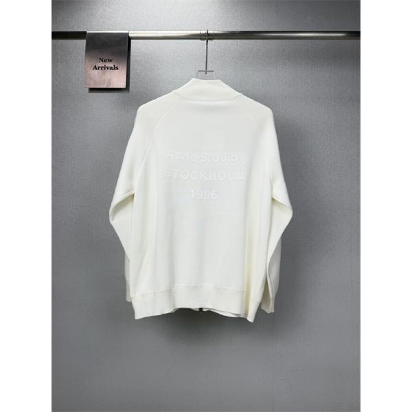 異素材ラインが映える Acne Studios アクネ ストゥディオズ コピー トラックジャケット フルジップ リラックスシルエット
