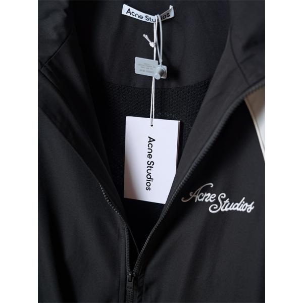 レトロスポーツ Acne Studios アクネ ストゥディオズ コピー スタンドカラーブルゾン 流線パネル ドローコード仕様
