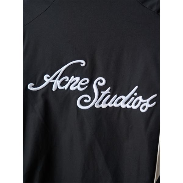 レトロスポーツ Acne Studios アクネ ストゥディオズ コピー スタンドカラーブルゾン 流線パネル ドローコード仕様