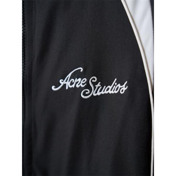 レトロスポーツ Acne Studios アクネ ストゥディオズ コピー スタンドカラーブルゾン 流線パネル ドローコード仕様