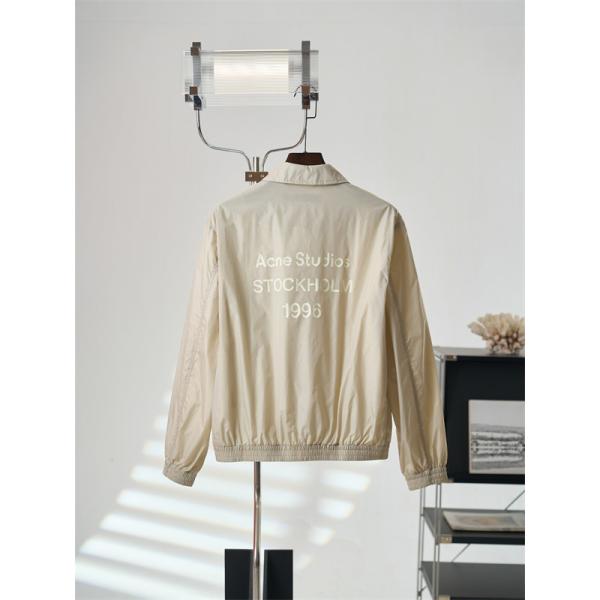軽やか仕立て Acne Studios アクネ ストゥディオズ コピー ジップジャケット イージーヘム ミニマルアウター