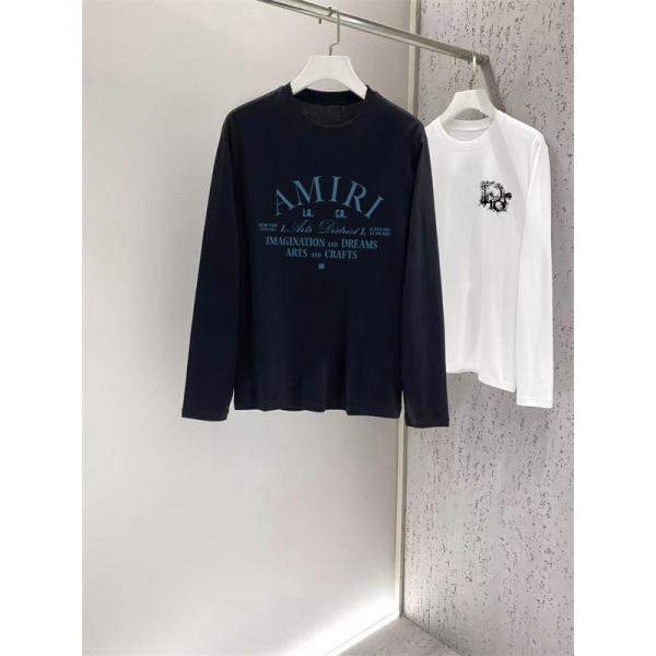 都市タイポグラフィ AMIRI アミリ コピー ロングスリーブ IMAGINATION AND DREAMS レタードデザイン