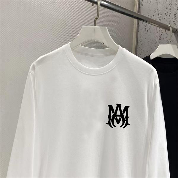 ミニエンブレム AMIRI アミリ コピー ロングスリーブTシャツ シンプル仕立て 都会派ベーシック